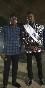 Silas Sambo, président des étudiants centrafricains du Ghana et Zakaria Saad, Présidente de la communauté centrafricaine